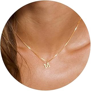Foxgirl Gold Initial Letter Necklace A-Z